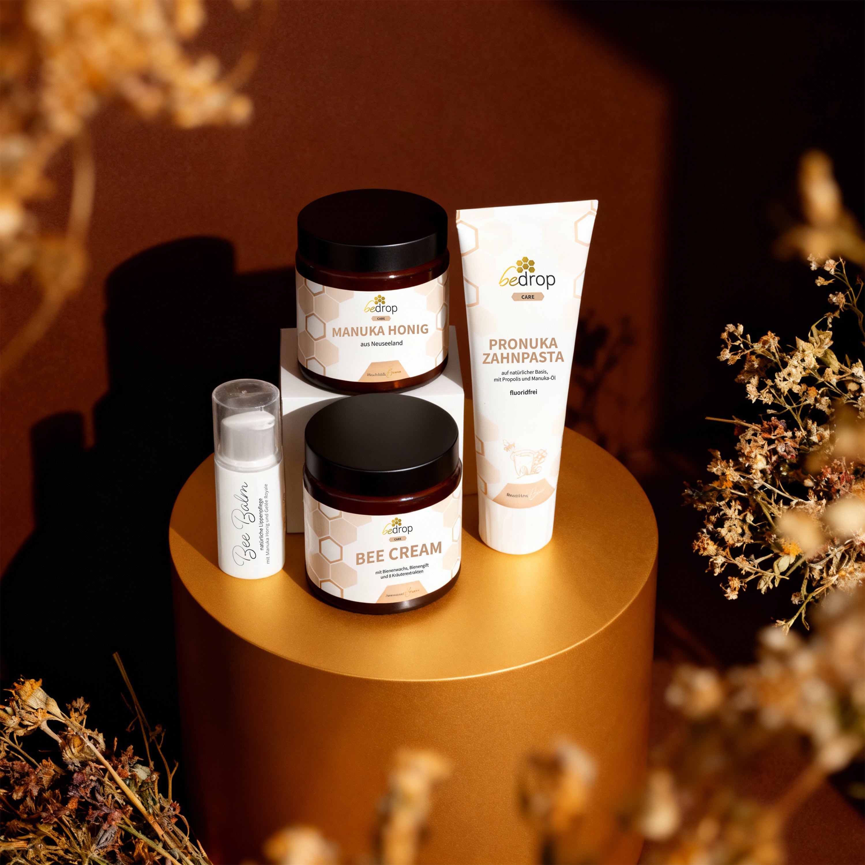 Set Bestseller | Crema de Abeja, Tintura de Propóleo sin alcohol & Jabón de Miel de Propóleo