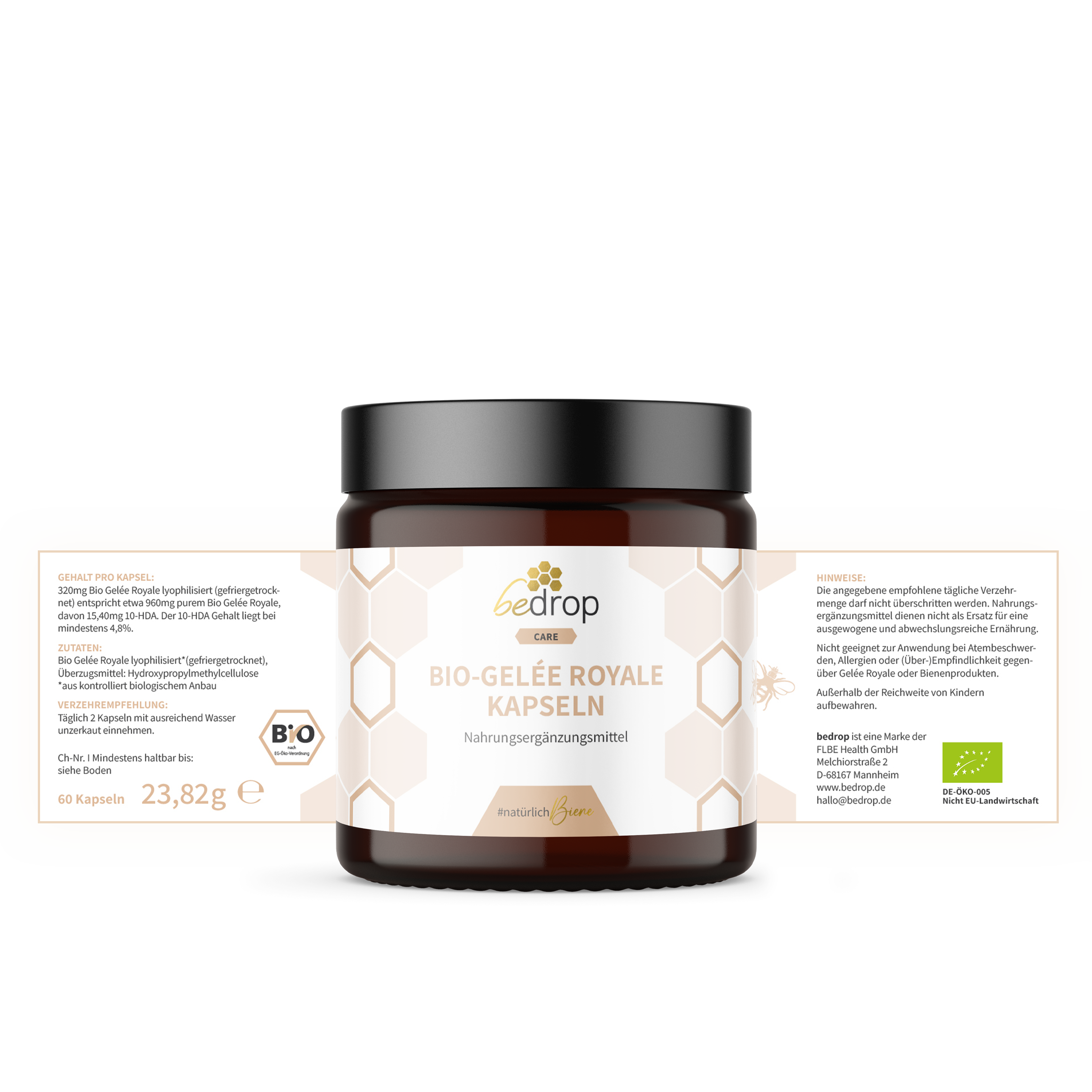 Set Pro Senior | Miel de Manuka MGO 500+, Cápsulas de Jalea Real Ecológica & Crema de Abeja