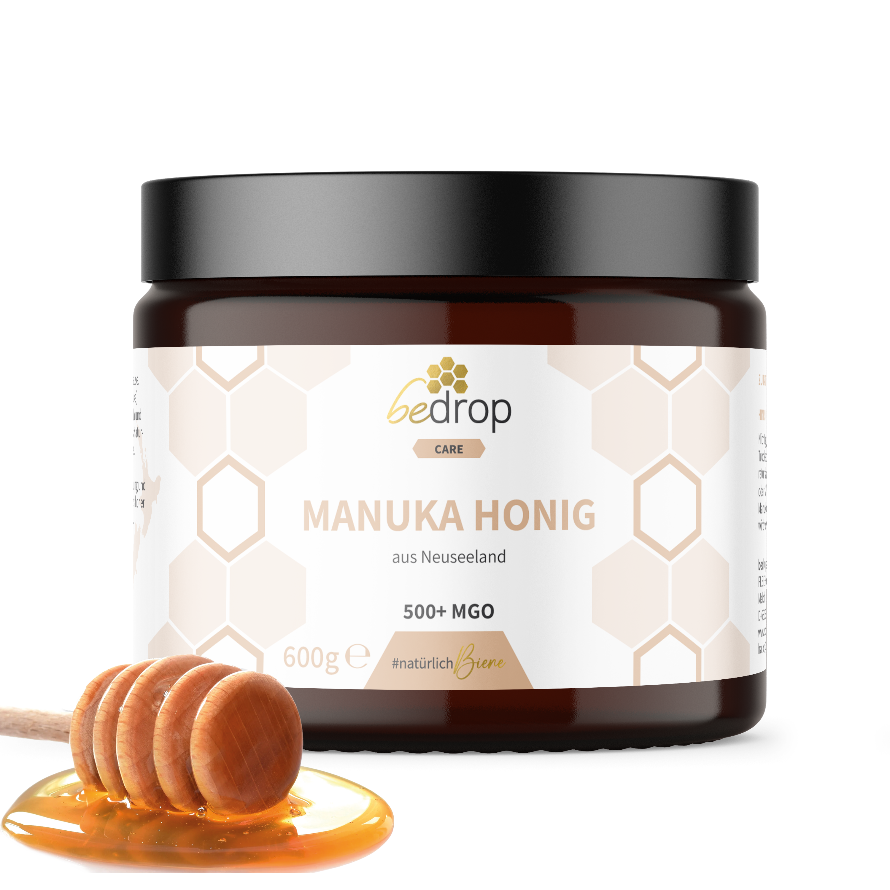 XXL Miel de Manuka 600 g con tarro MGO 500+