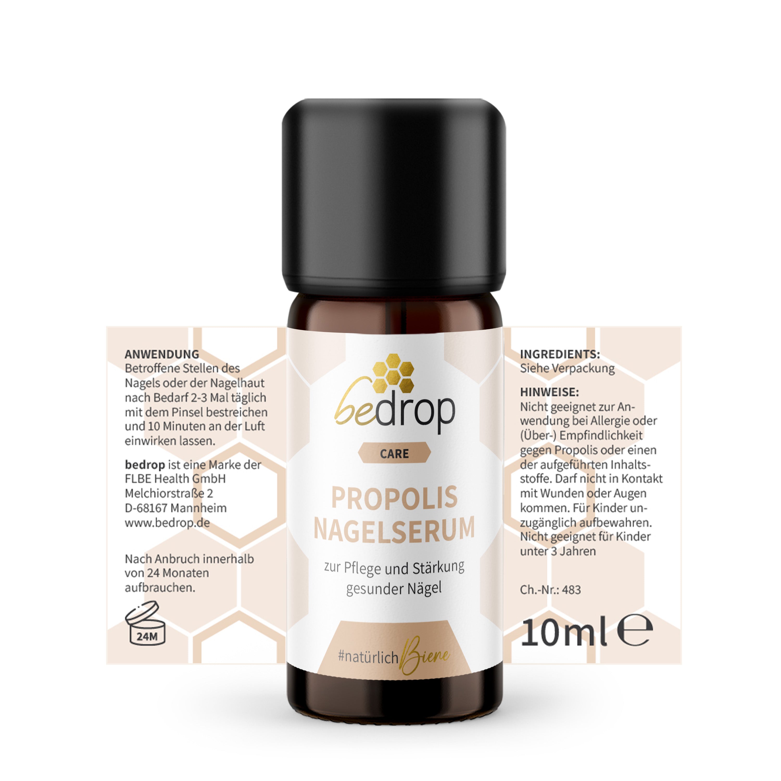 Set para el cuidado de las uñas | Suero de propóleo para uñas, cápsulas y jabón de miel de propóleo