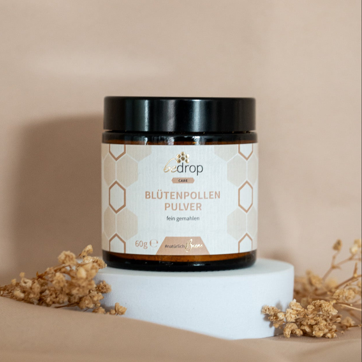 Polen de flores en polvo / polen de abeja - 60g (polen de flores molido)