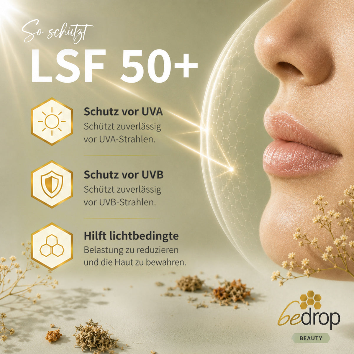 Set de cuidado labial | Bálsamo de Abeja & Bálsamo Solar SPF 50+