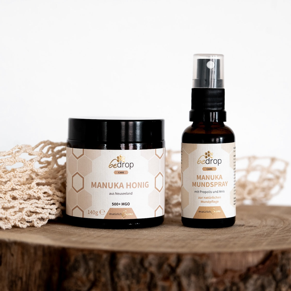 Manuka Set | Miel de Manuka MGO 500 + Spray Garganta Manuka/Propolis/Anis