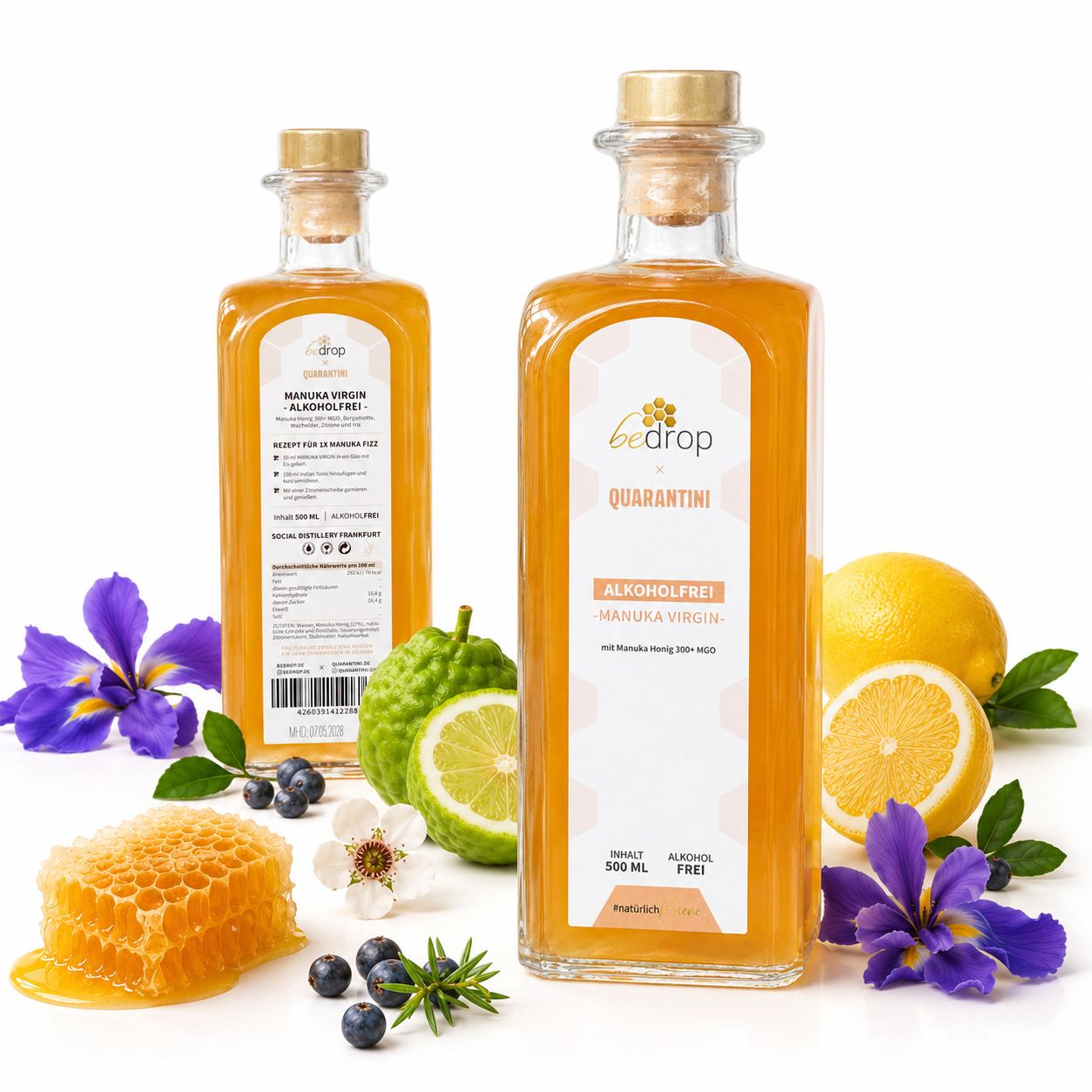 MANUKA VIRGIN - sin alcohol - bedrop x Quarantini / 500 ml