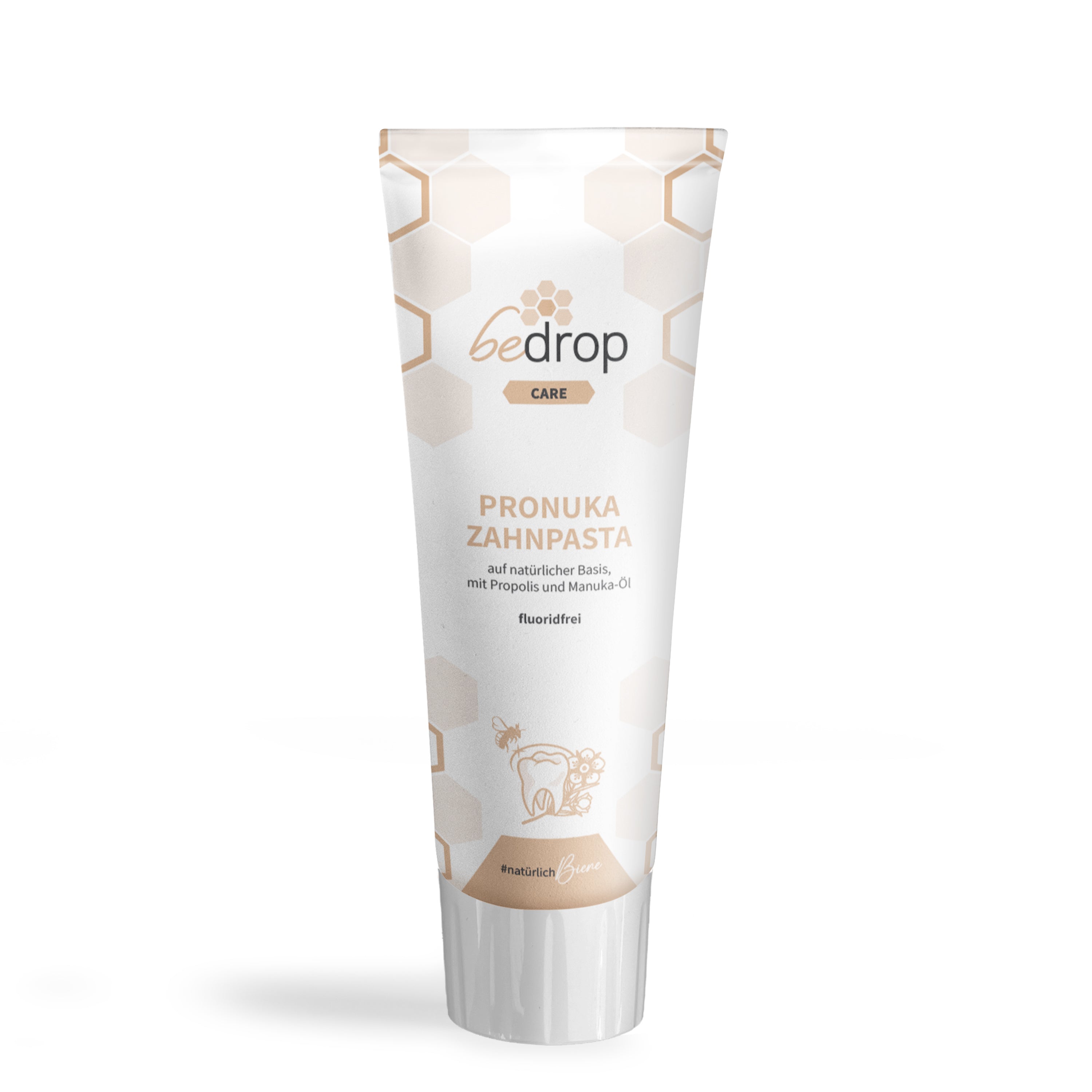 Pronuka pasta dentífrica / pasta dentífrica con propóleo y aceite de manuka, sin flúor y natural - 75ml