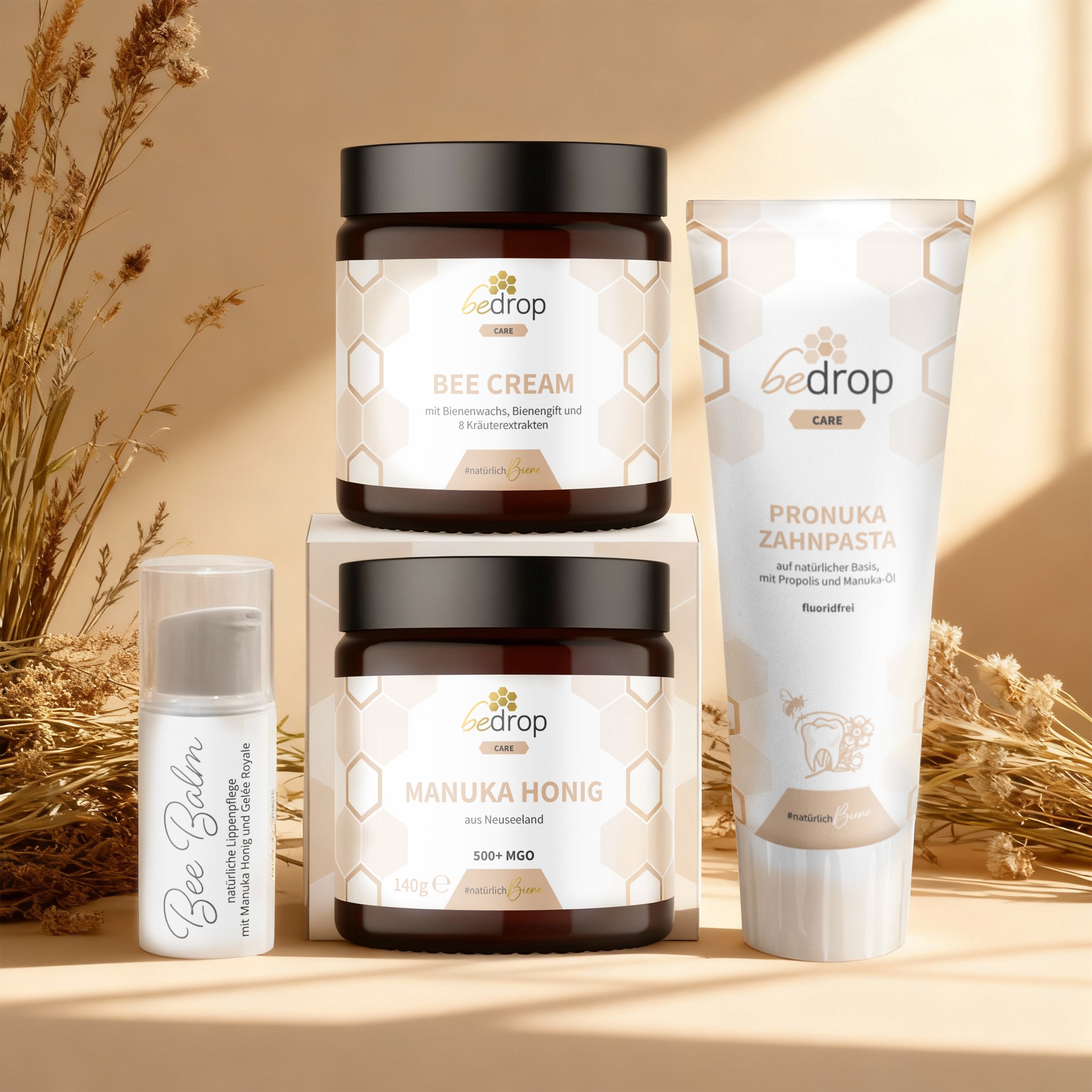 Set Bestseller | Crema de Abeja, Tintura de Propóleo sin alcohol & Jabón de Miel de Propóleo