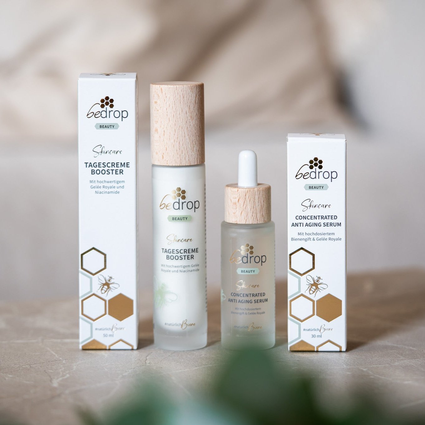 Skin Care Set | CONCENTRATED Anti-Aging Serum & Day Cream Face Cream Booster