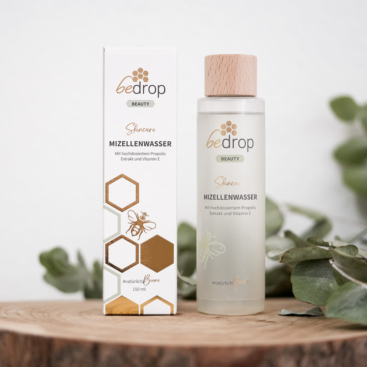 Lote: 3x AGUA MICELL / TÓNICO con extracto de própolis de alta calidad - 3x 150ml