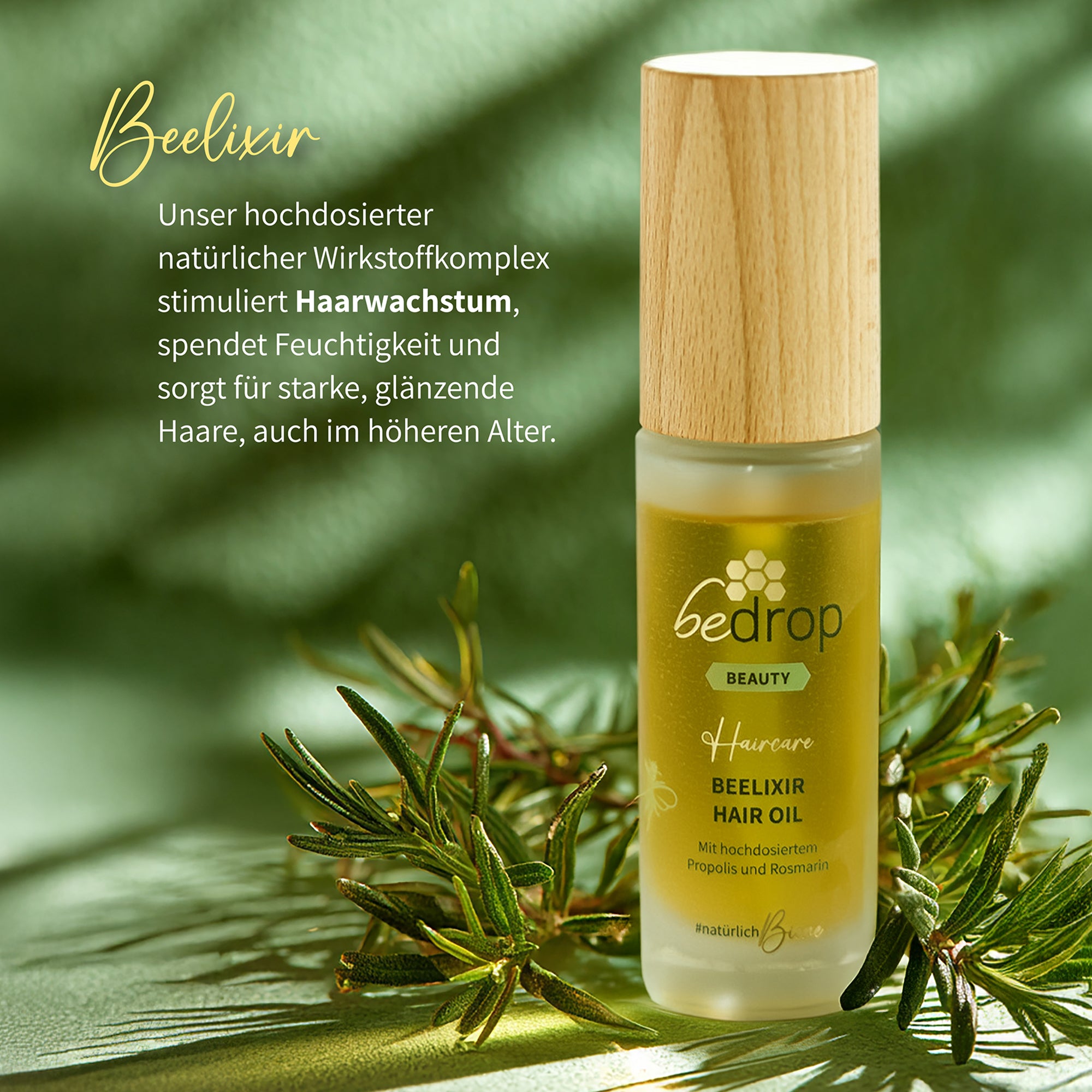 BEELIXIR ACEITE CAPILAR / Aceite capilar con miel de manuka, propóleo y extracto de romero - 30ml