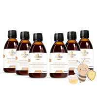Lote promocional: 6 unidades de IMMUN*-BIENCHEN - Zumo con sabor afrutado y herbal, con miel de manuka y vitamina C de acerola / 200 ml