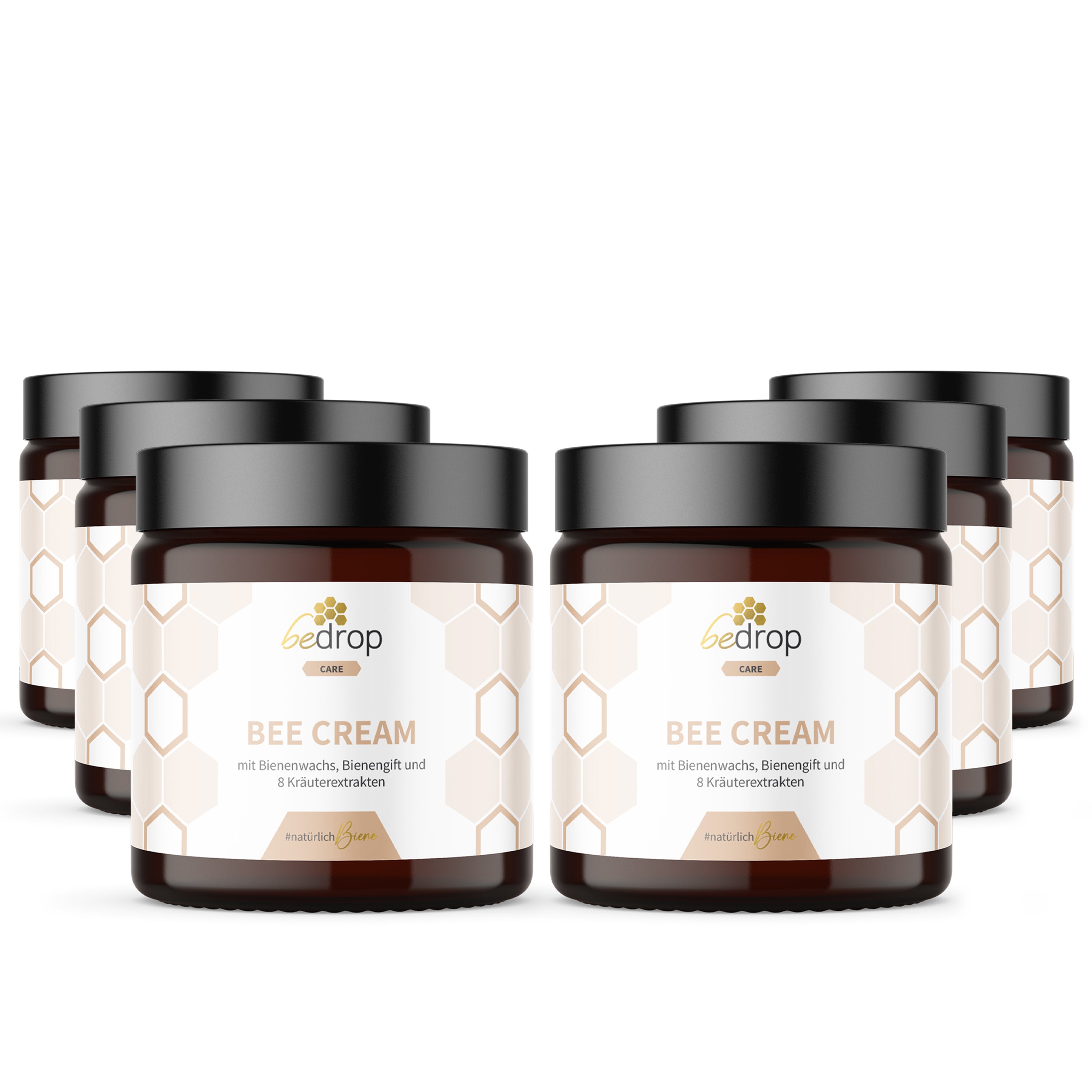 Lote: 3 ungüentos de veneno de abeja Bee Cream y 8 extractos de hierbas en un lote de 3