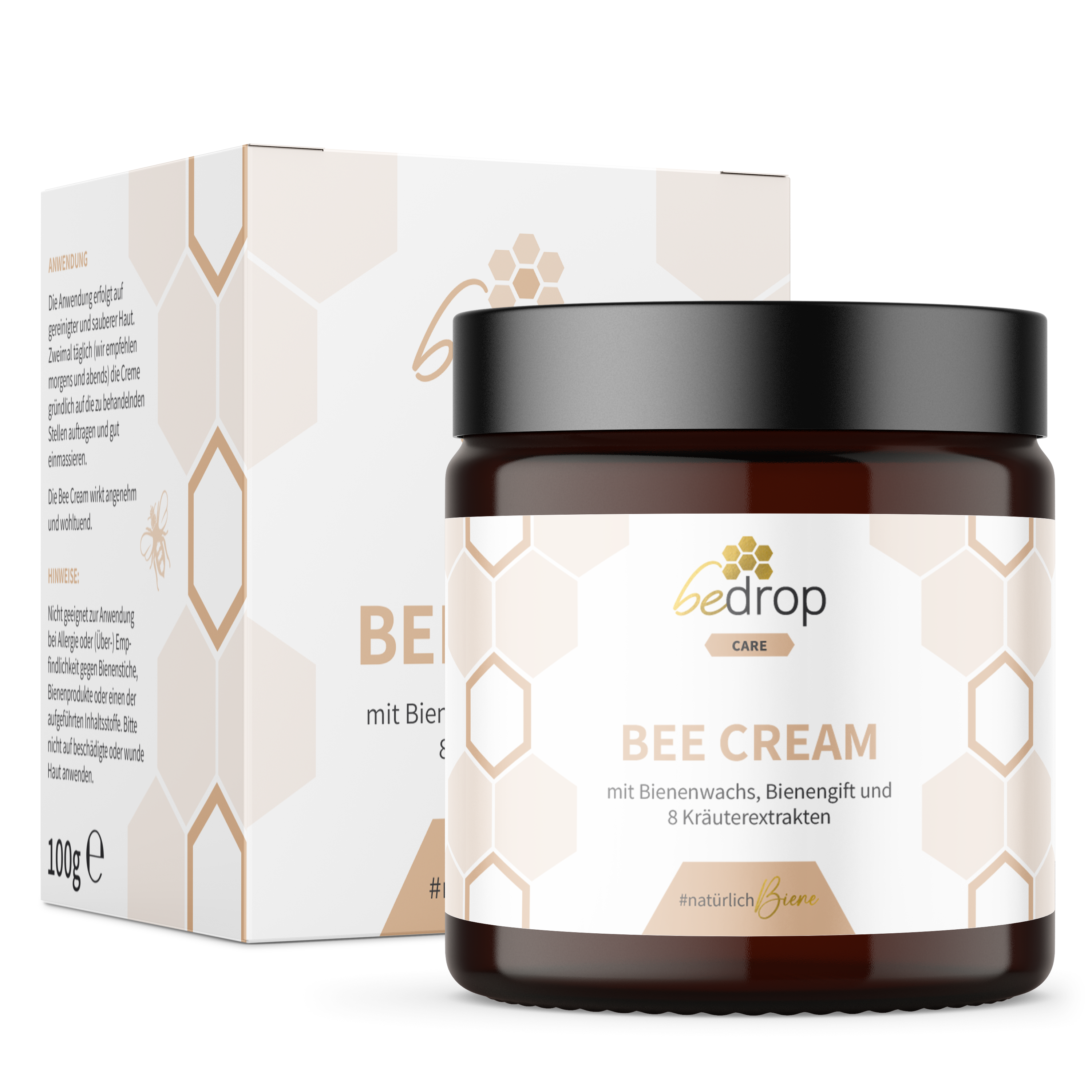 Set bienestar | Crema de abeja (pomada de veneno de abeja) + cápsulas de jalea real