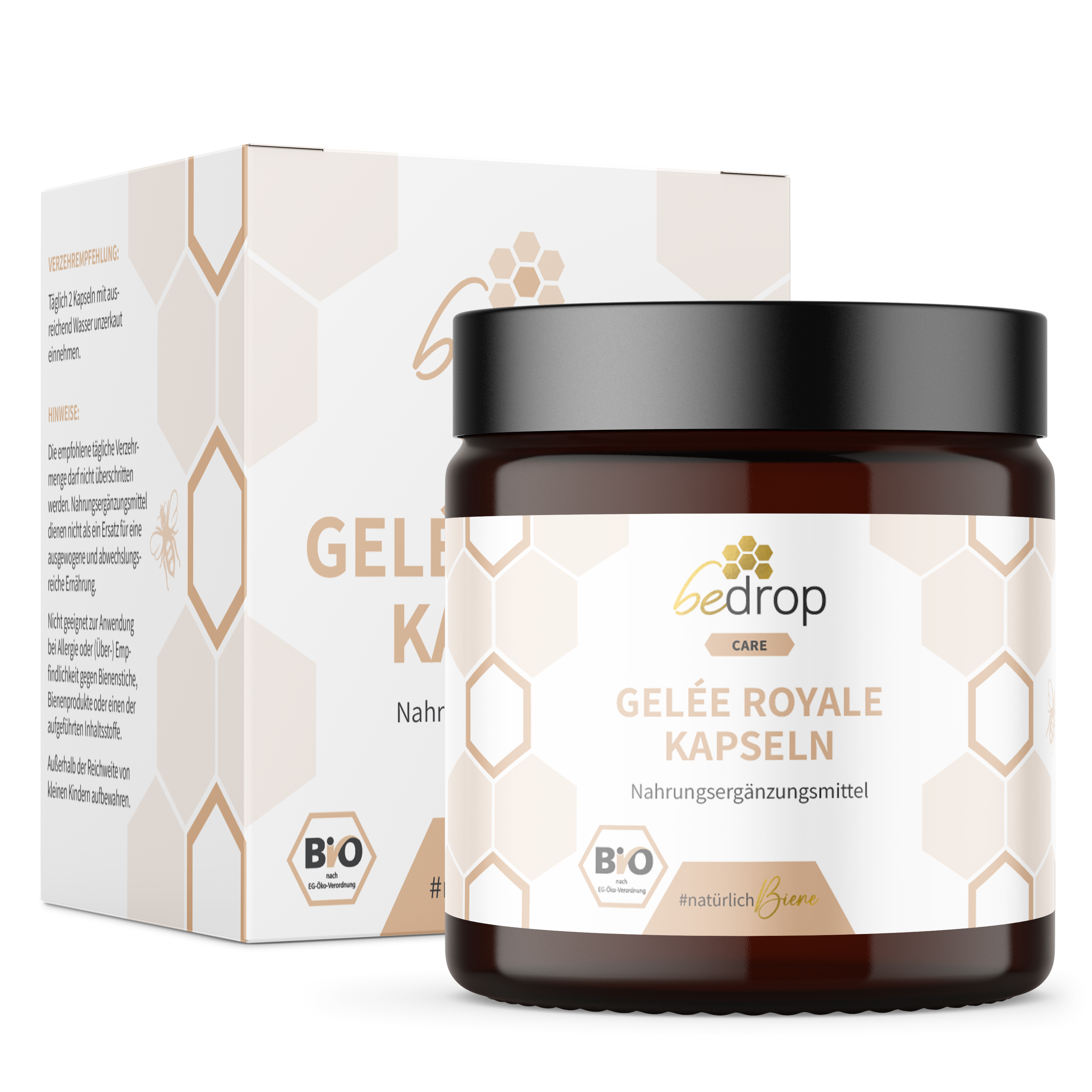 Set bienestar | Crema de abeja (pomada de veneno de abeja) + cápsulas de jalea real