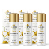 Lote promocional: 3 unidades de HIVE PROTECT SPF 30 - Crema solar facial con protección mineral contra los rayos UVA y UVB  - 50 ml