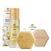 Set de cuidado capilar BEELIXIR con champú sólido, acondicionador y aceite capilar