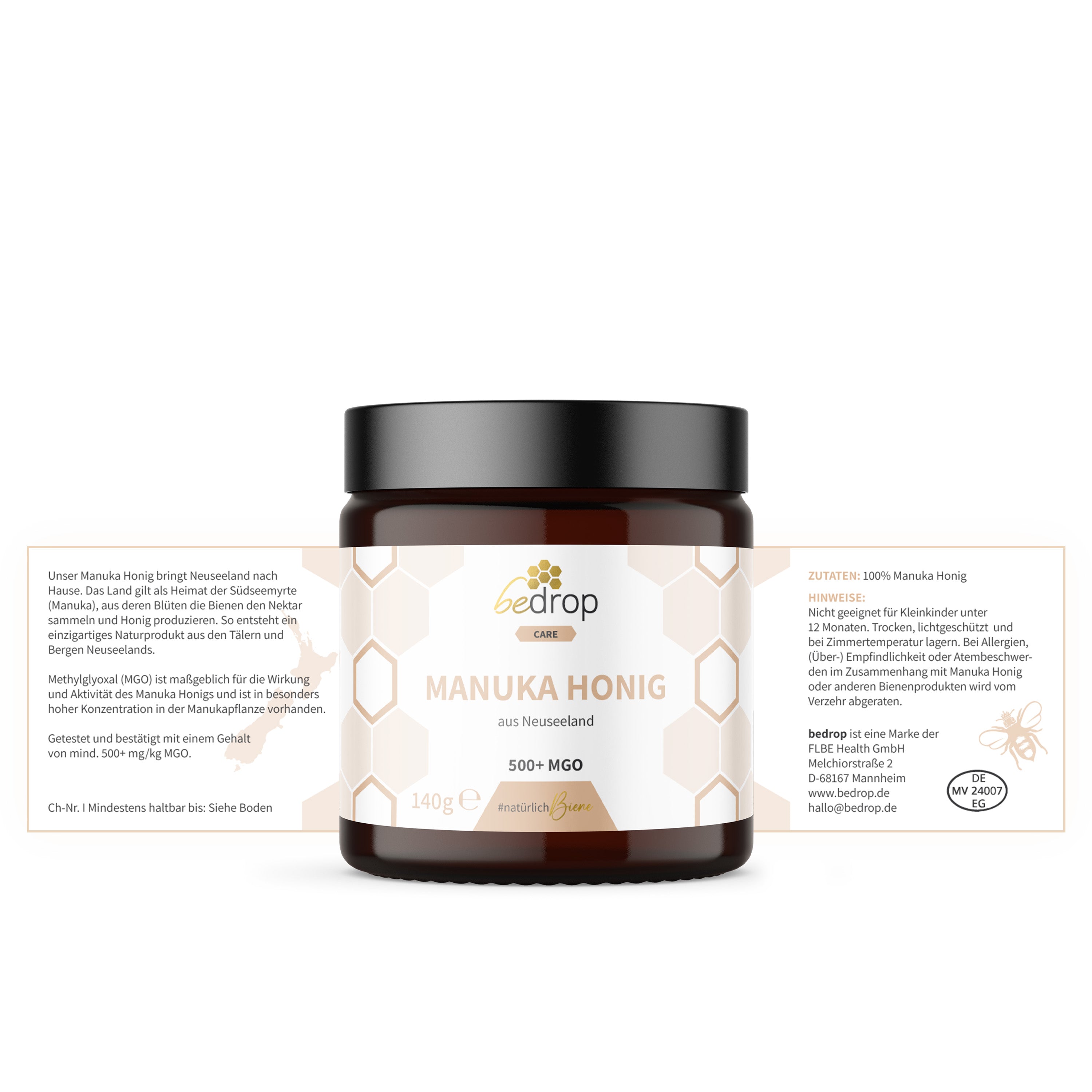 El set todoterreno | cápsulas de própolis & 20% de tintura + cápsulas de jalea real & pura/fresca + miel de manuka