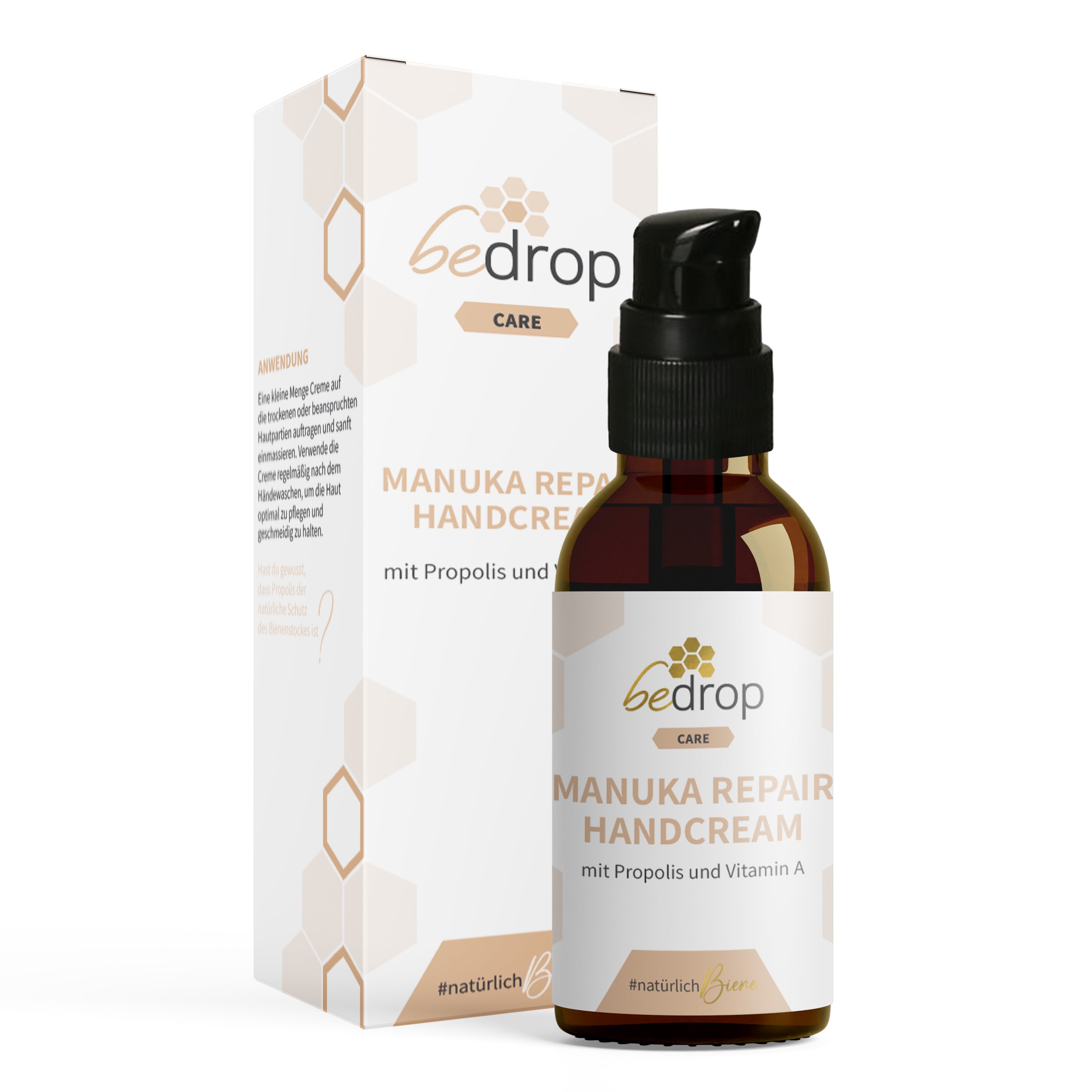 Manuka Repair Handcream / Crema de manos con miel de manuka, propóleo y vitamina A - 25ml