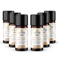 Lote: 3x suero de propóleo para uñas - cuidado de las uñas con altas dosis de propóleo y 4 aceites esenciales - 10ml