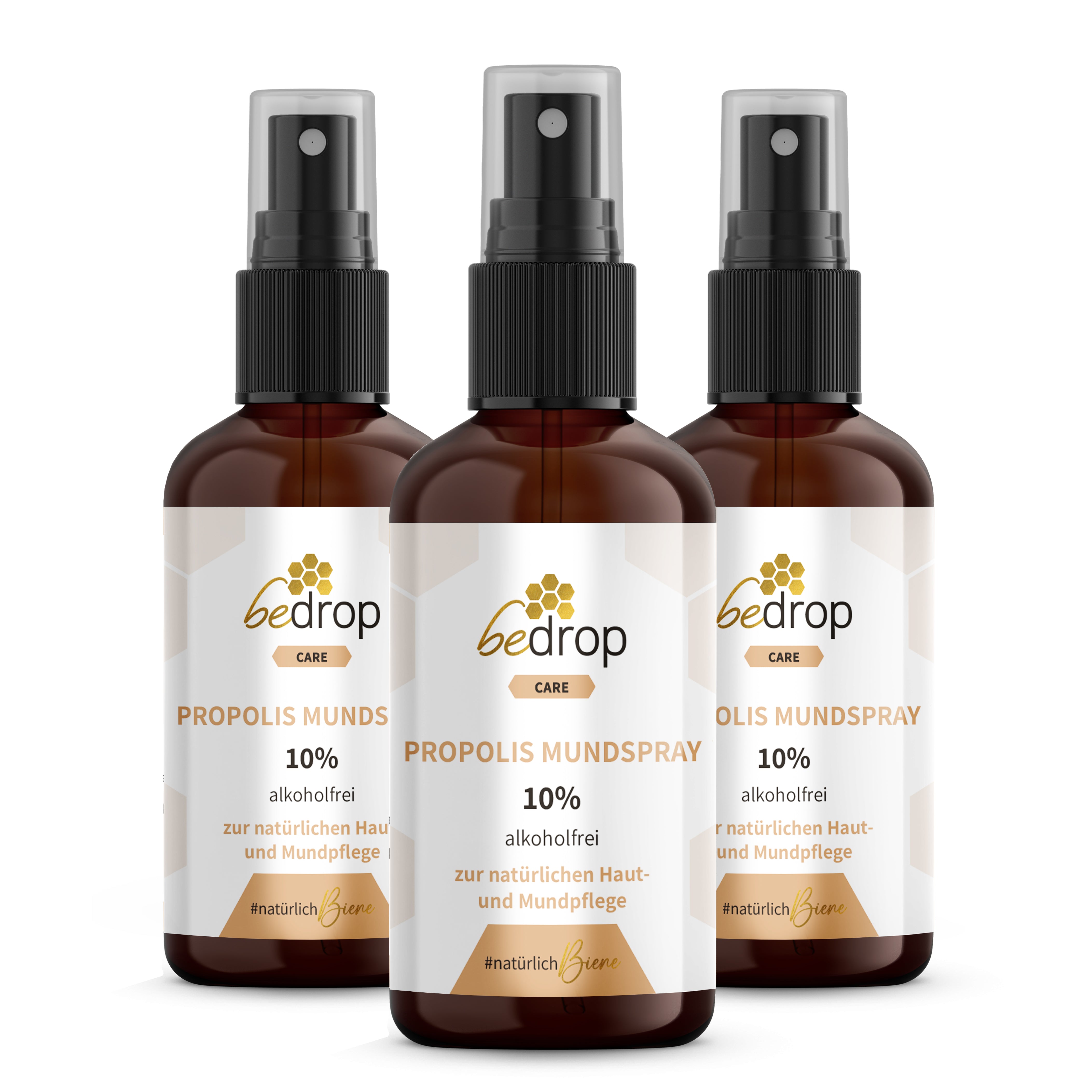 Lote: 3 tintura de propóleo en spray bucal (sin alcohol y soluble en agua) - 30 ml en lote de 3