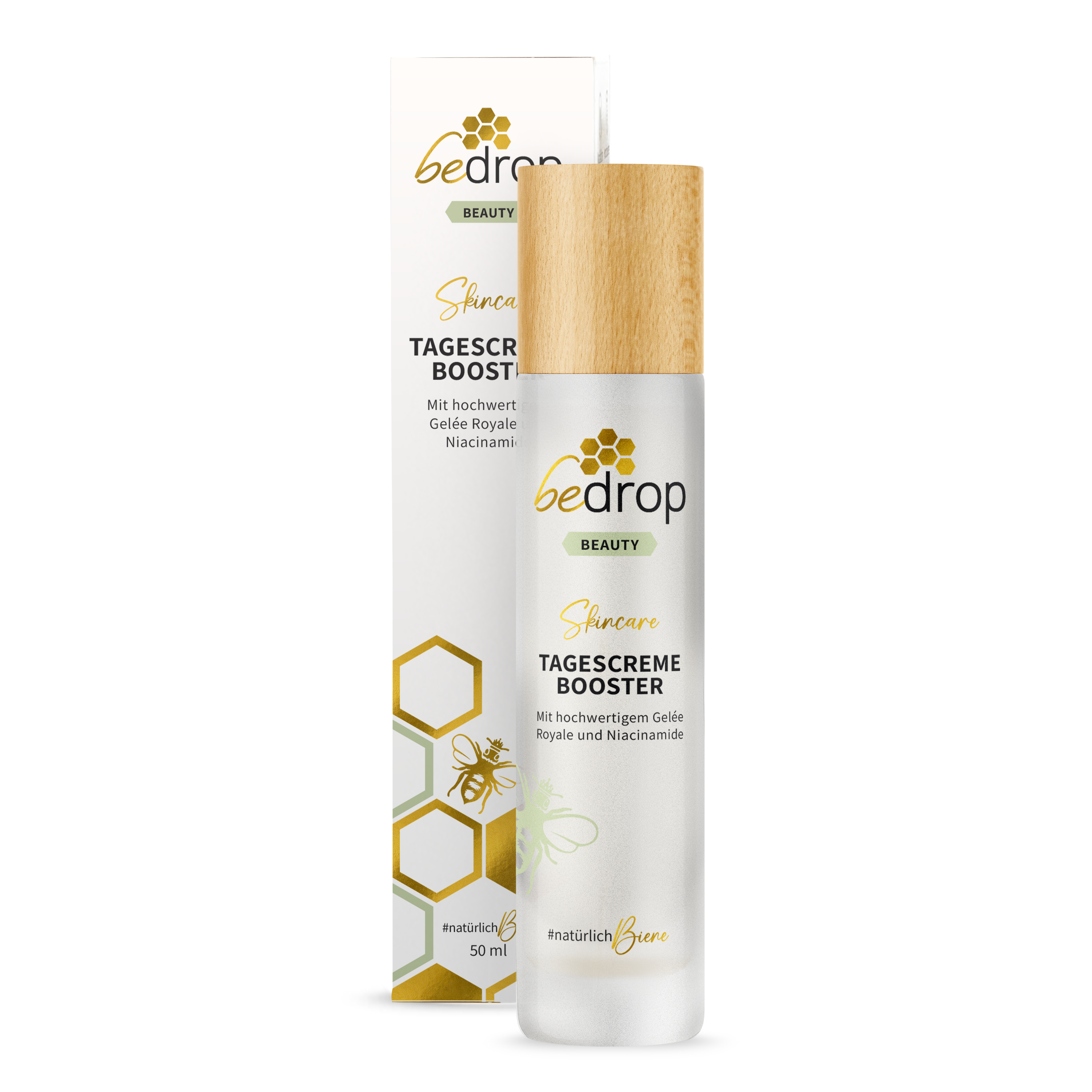 DAY CREAM BOOSTER / Crema facial con jalea real de alta calidad y niacinamida - 50ml