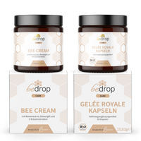 Set bienestar | Crema de abeja (pomada de veneno de abeja) + cápsulas de jalea real