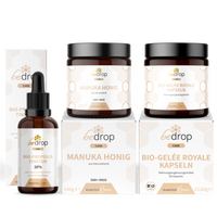 Set Stay Strong | Tintura de Propóleo, Cápsulas de Jalea Real y Miel de Manuka