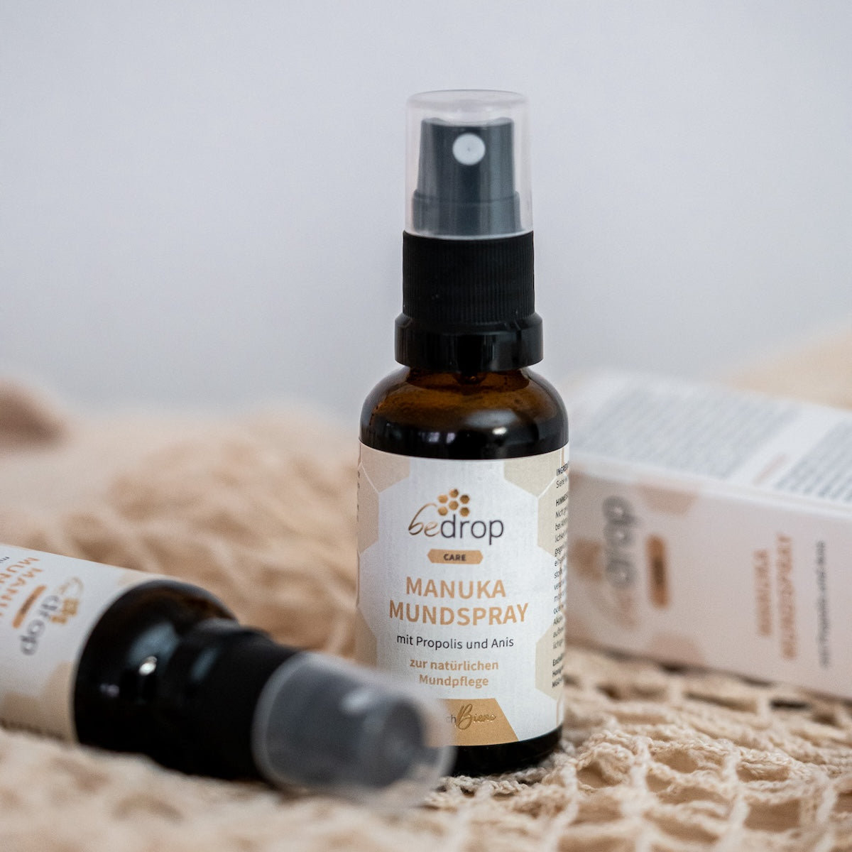 Lote: 3 sprays de propóleo para la garganta y la boca con miel de manuka y anís - 30 ml en lote de 3