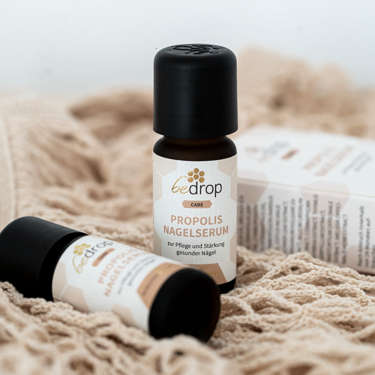 Lote: 3x suero de propóleo para uñas - cuidado de las uñas con altas dosis de propóleo y 4 aceites esenciales - 10ml