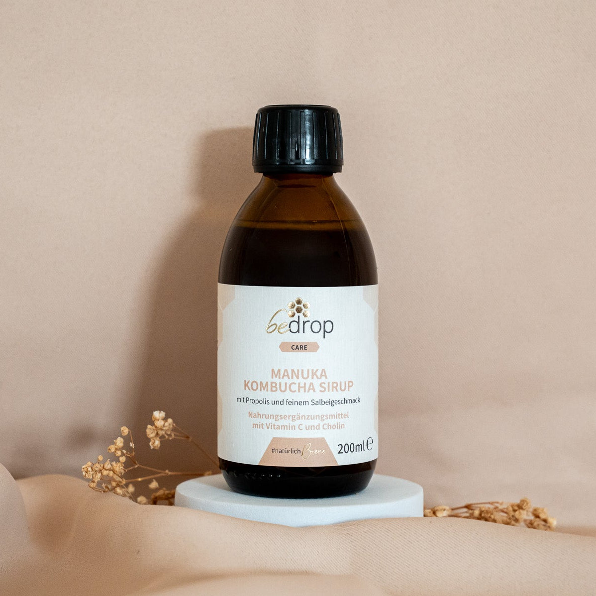 Manuka Kombucha jarabe con propóleo y aroma de salvia fina - 200ml