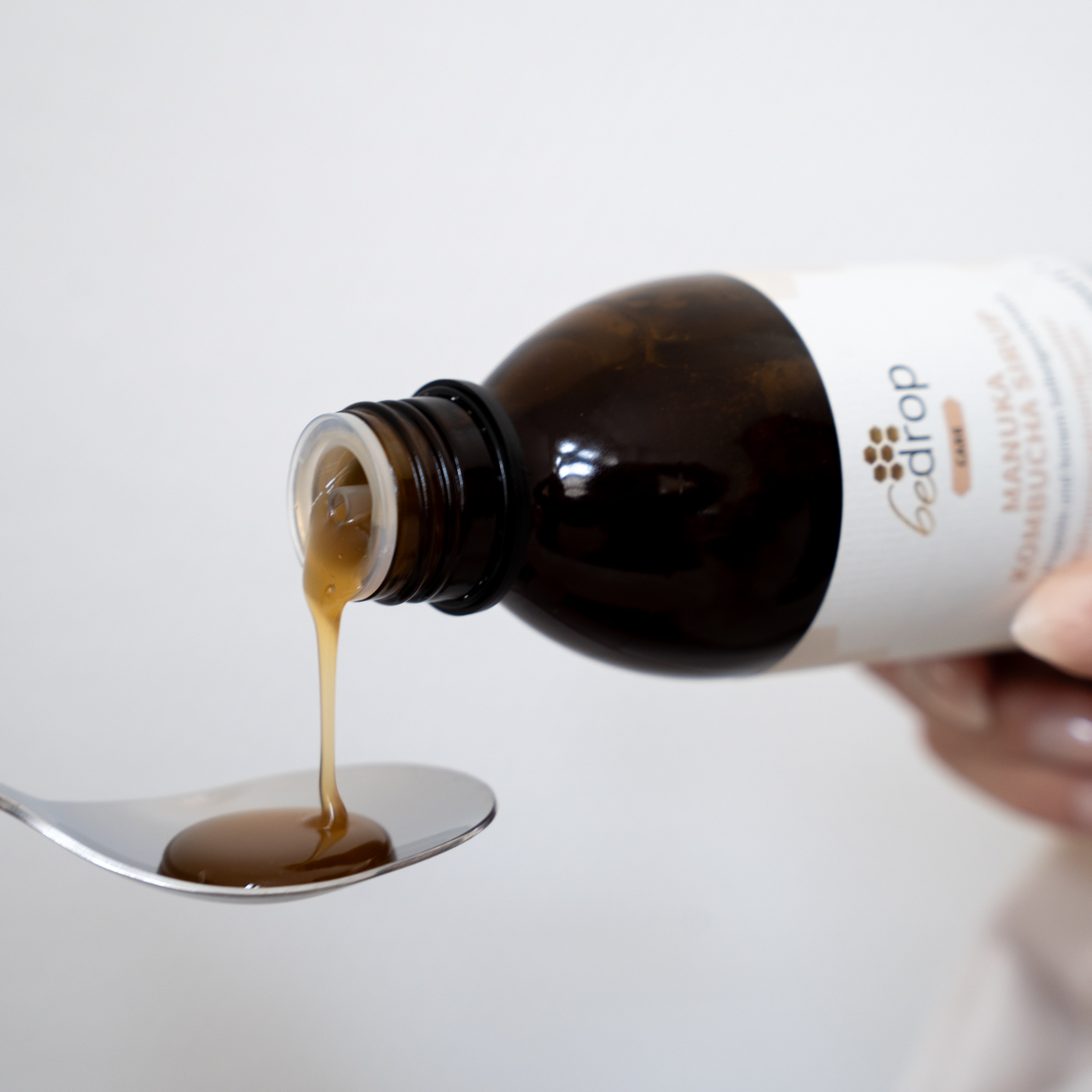 Lote: 3 jarabe Manuka Kombucha con propóleo y aroma de salvia fina - 3x 200ml