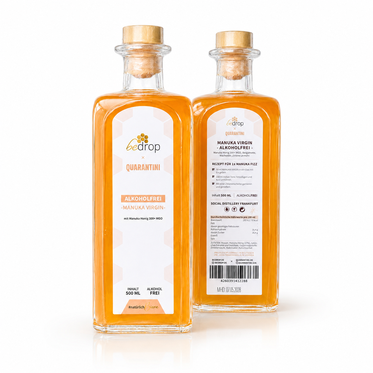 MANUKA VIRGIN - sin alcohol - bedrop x Quarantini / 500 ml