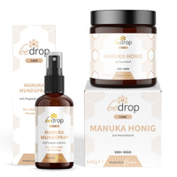 Manuka Set | Miel de Manuka MGO 500 + Spray Garganta Manuka/Propolis/Anis