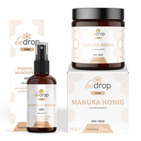 Animal Set | Propóleo Spray (sin alcohol) & Miel de Manuka MGO 500+