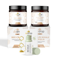 Set Bienestar (grande)| Crema de abeja (pomada de veneno de abeja) + cápsulas de jalea real + BeeBalm
