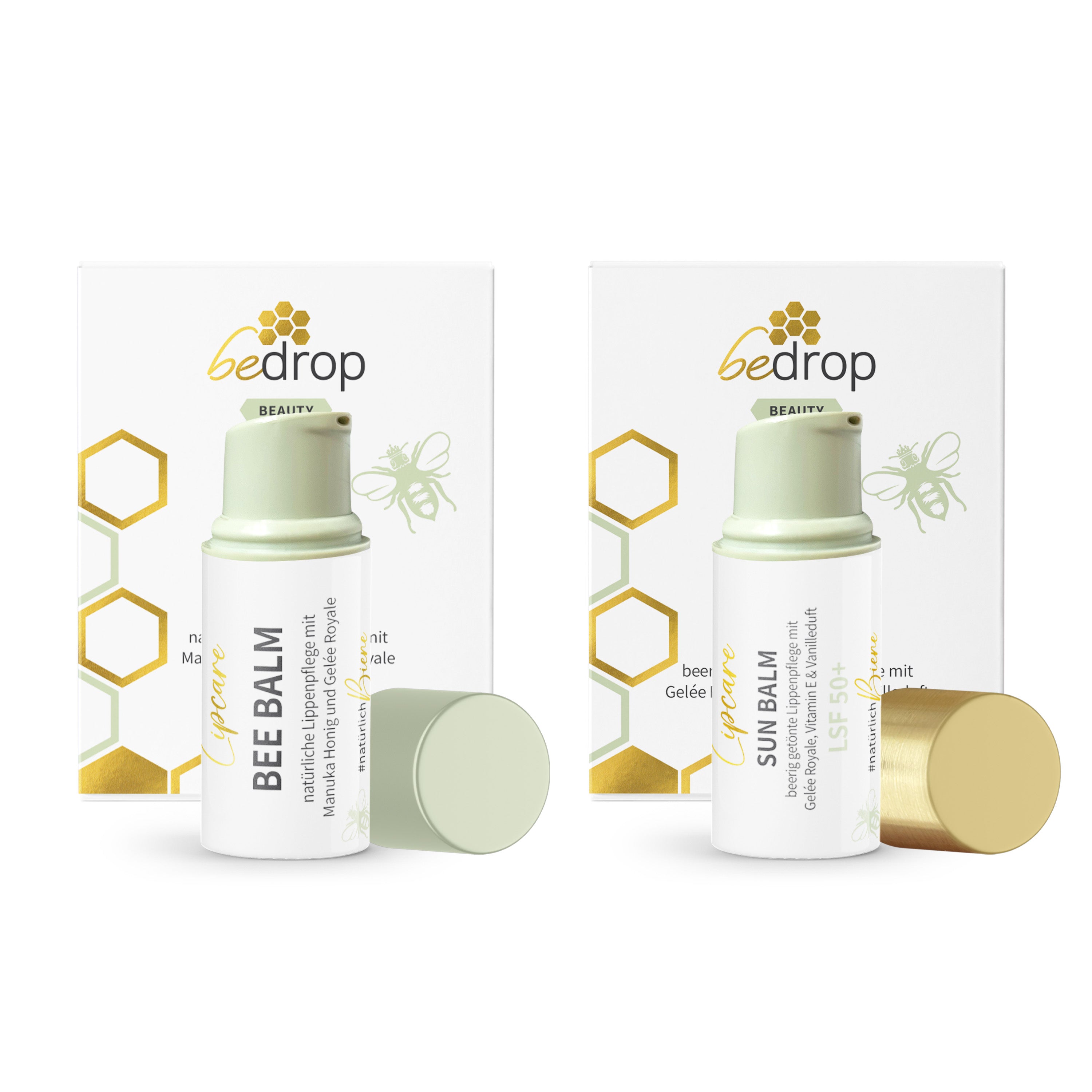 Set de cuidado labial | Bálsamo de Abeja & Bálsamo Solar SPF 50+