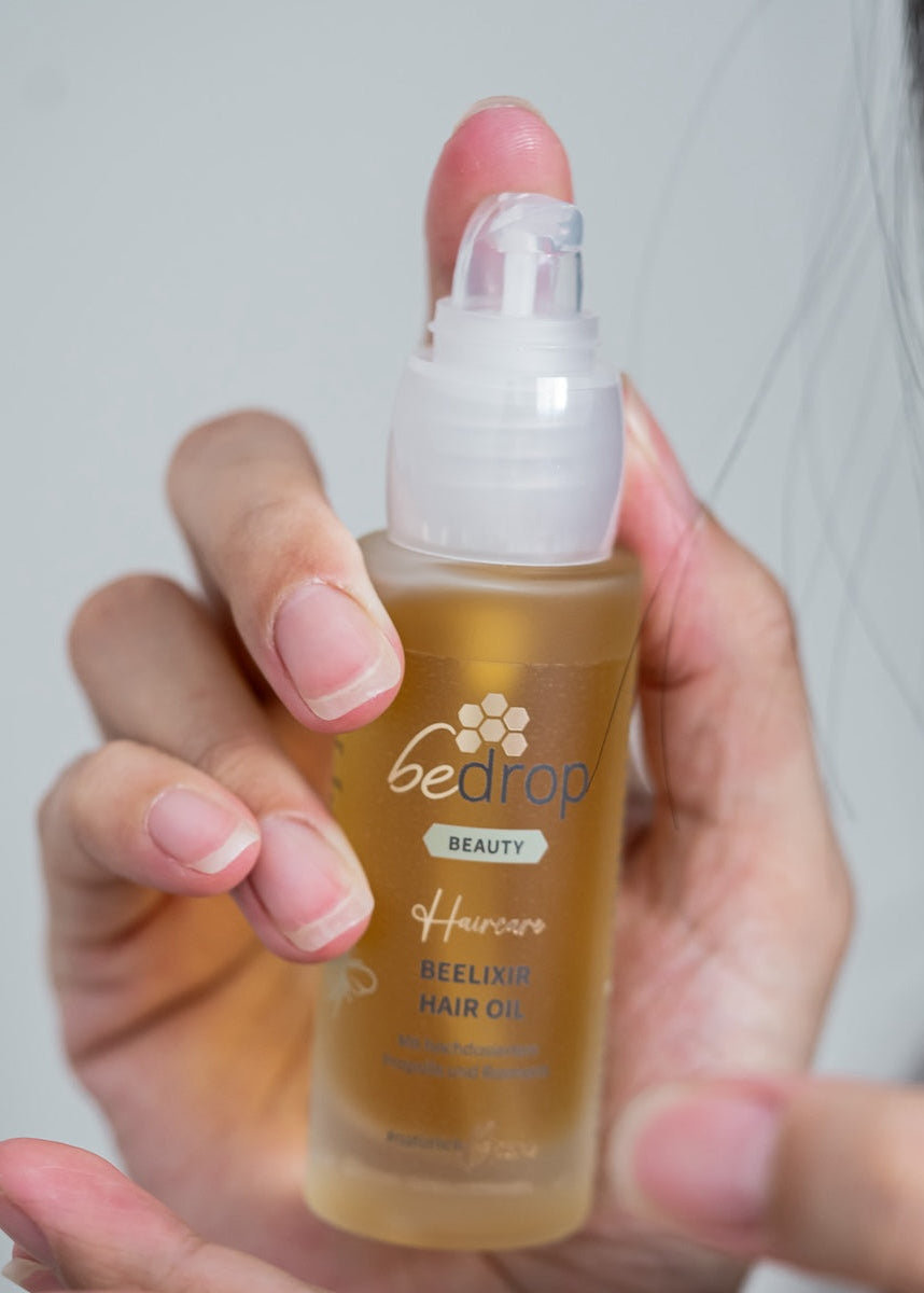 Lote: 3x BEELIXIR ACEITE CAPILAR / aceite capilar con miel de manuka, propóleo y extracto de romero - 30ml